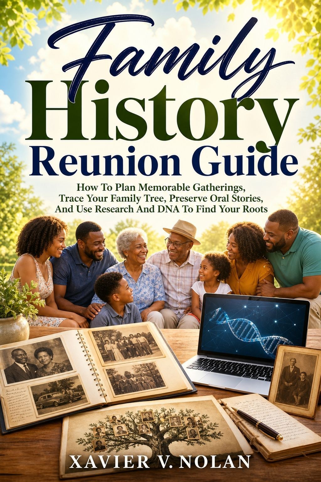 Family History Reunion Guide book cover